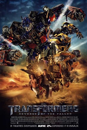 Framed Transformers 2: Revenge of the Fallen - style O Print