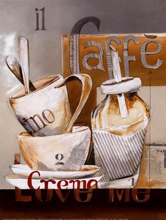 Framed Caffe Crema Print