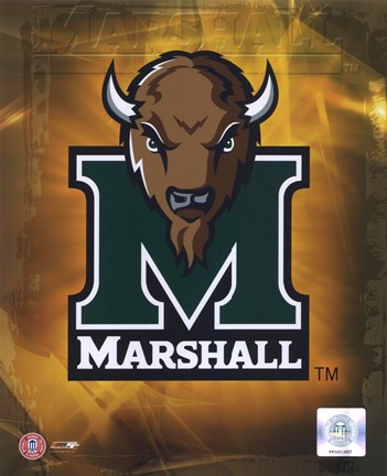 Framed Marshall University Logo Print