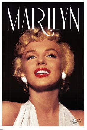 Framed Marilyn Monroe - Head Shot Print
