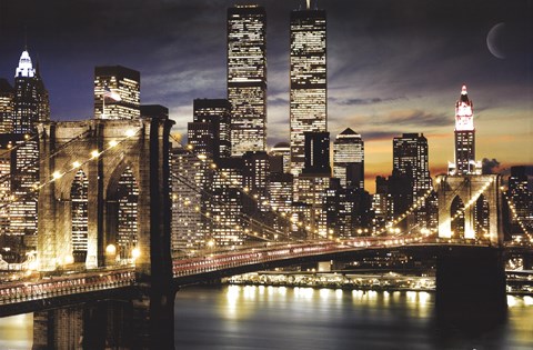 Framed New York City Lights Print