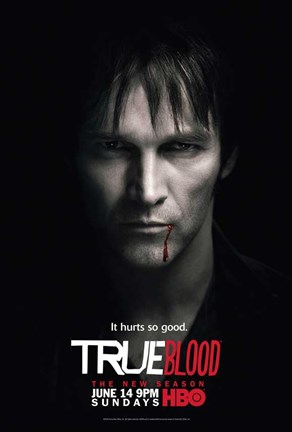 Framed True Blood - Season 2 - Stephen Moyer [Bill] Print