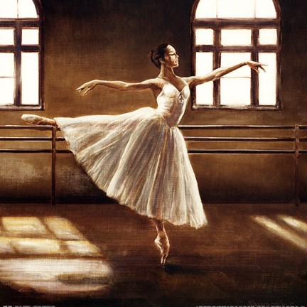 Framed Ballet Dancer Print