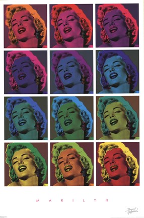 Framed Marilyn Monroe - Pop Art! Print