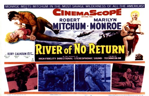 Framed River of No Return, c.1954 - style A Print
