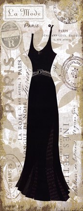 Framed Robe Noir II Print