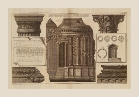 Framed Della Magnificenza ed Architectura de Romani, (The Vatican Collection) Print