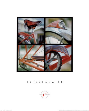 Framed Firestone II Print