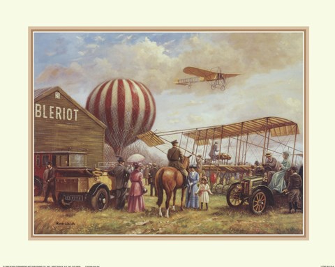 Framed Edwardian Planes Print