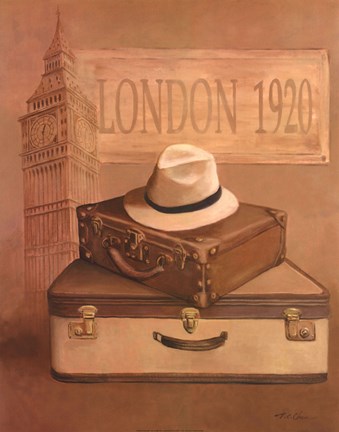 Framed London - 1920 Print