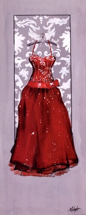 Framed Red Dress Print