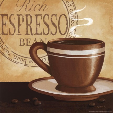 Framed Rich Espresso Print
