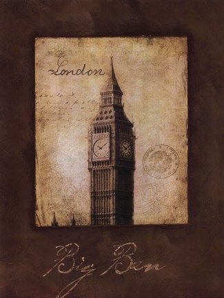 Framed Big Ben Print