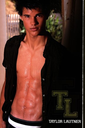 Framed Taylor Lautner - Chest Print