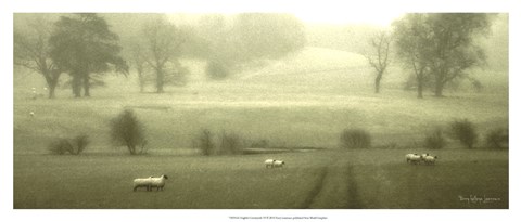 Framed English Countryside VI Print