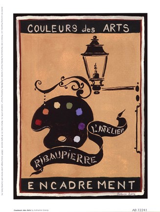 Framed Couleurs Des Arts Print