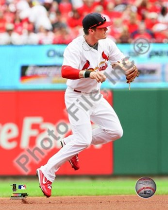 Framed Brendan Ryan 2010 Action On The Field Print