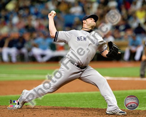 Framed Joba Chamberlain 2010 Action Print