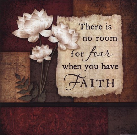 Framed Faith - quote Print