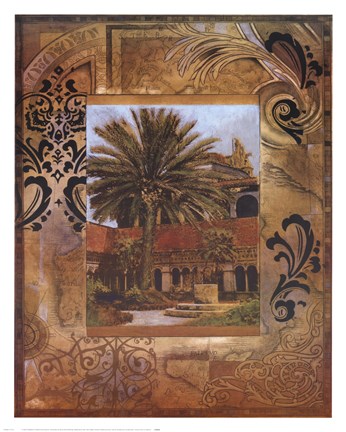 Framed Toscano Palm III Print