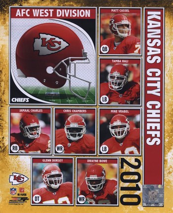 Framed 2010 Kansas City Chiefs Team Composite Print