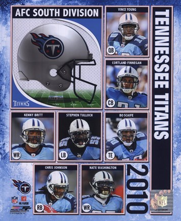 Framed 2010 Tennessee Titans Team Composite Print