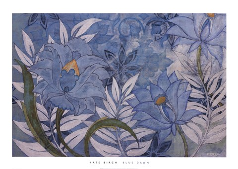 Framed Blue Dawn Print