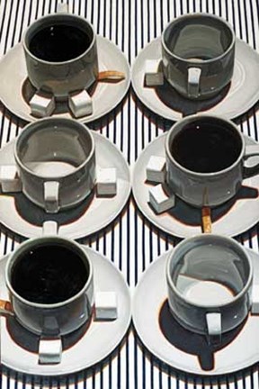 Framed Cups Print