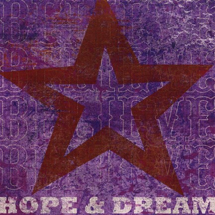 Framed Believe Hope Dream Print