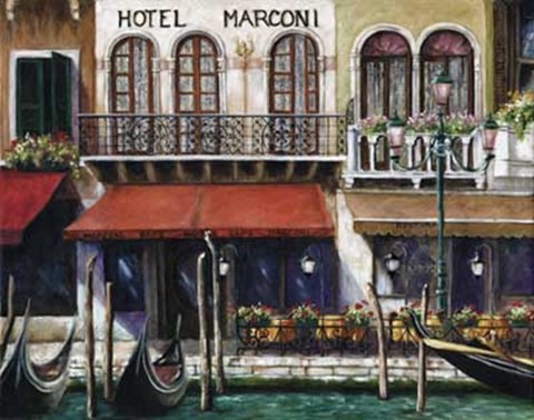 Framed Hotel Marconi Print