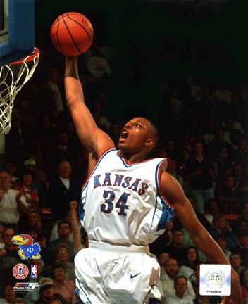 paul pierce kansas. Paul Pierce University of Kansas Jayhawks 1998 Action