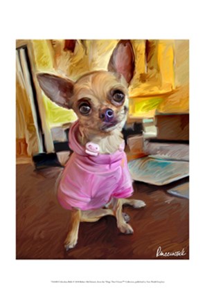 Framed Chihuahua Bella Print