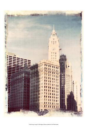 Framed Chicago Vintage II Print