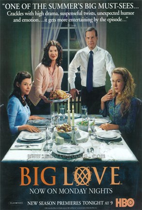 Framed Big Love Family Dinner Print