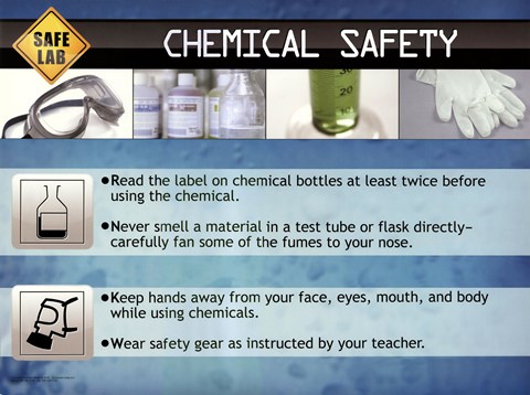 Framed Chemical Safety Print