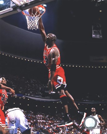 Framed Michael Jordan 1995-96 Action Print