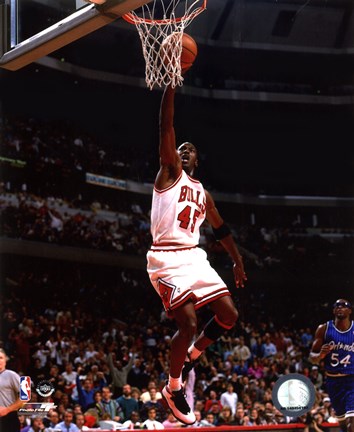 Framed Michael Jordan 1994-95 shooting Print