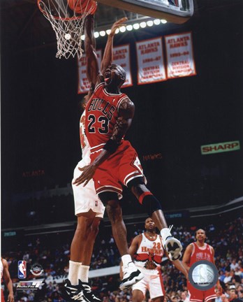 Framed Michael Jordan 1996 Action Print
