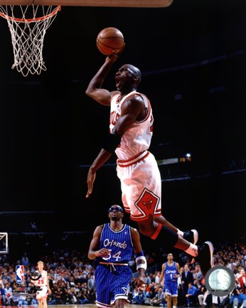 Framed Michael Jordan 1994-95 in Action Print