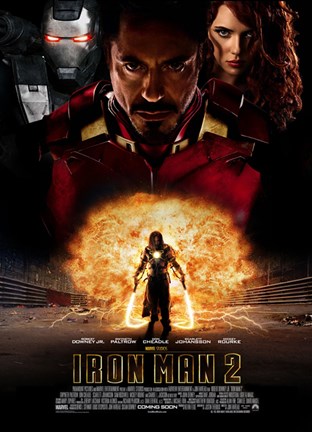 Framed Iron Man 2 Print