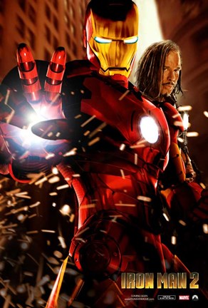 Framed Iron Man 2 Transformation Print