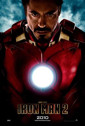 Framed Iron Man 2 2010 Print