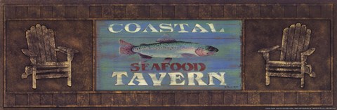 Framed Coastal Tavern Print