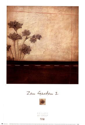 Framed Zen Garden 2 Print