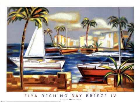 Framed Bay Breeze IV Print