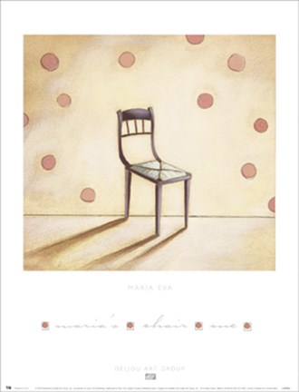 Framed Maria&#39;s Chair 1 Print