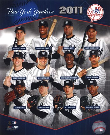 new york yankees logo 2011. New York Yankees 2011 Team