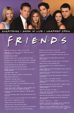 Framed Friends - Everything I Know Print