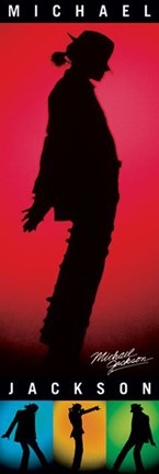 Framed Michael Jackson - Silhouettes Print