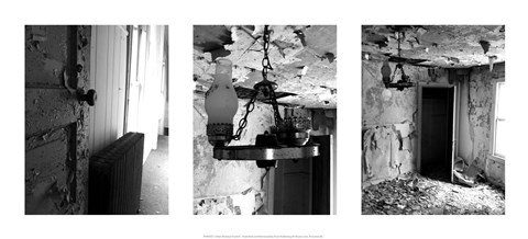 Framed Urban Renewal Triptich (Black &amp; White) Print